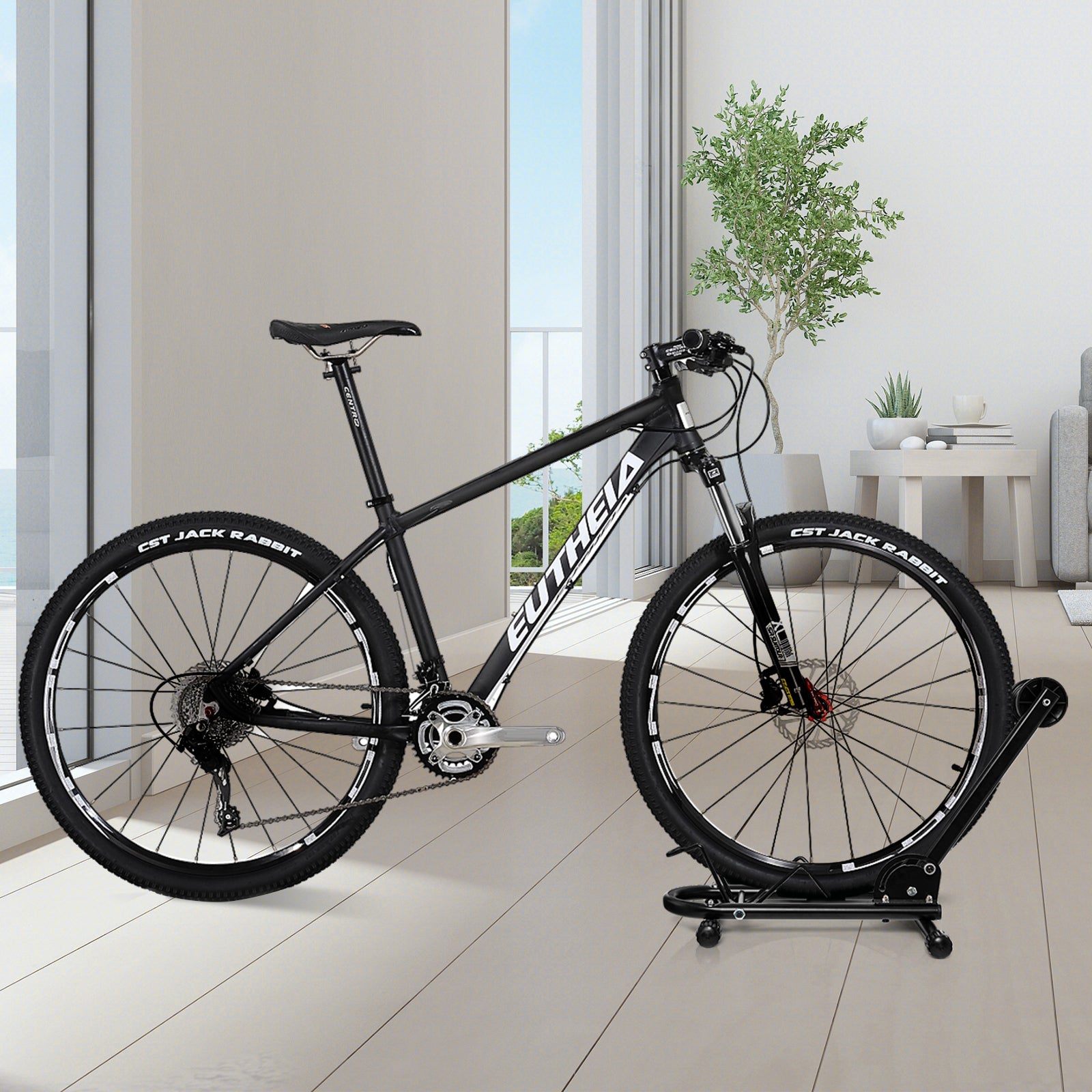 Foldable Bike Storage Stand for Mountain and Road Bike