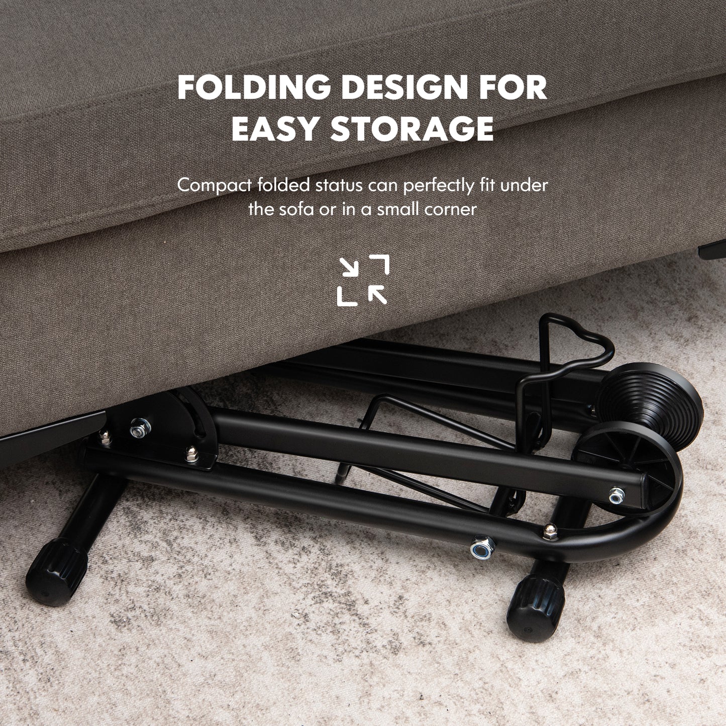 Foldable Bike Storage Stand for Mountain and Road Bike