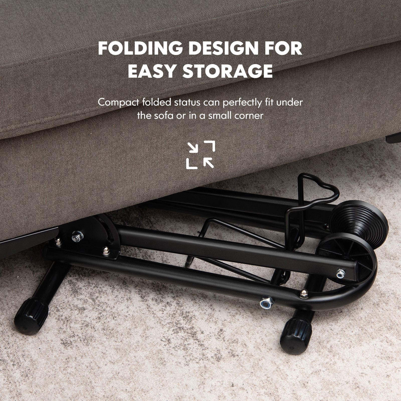 Foldable Bike Storage Stand for Mountain and Road Bike