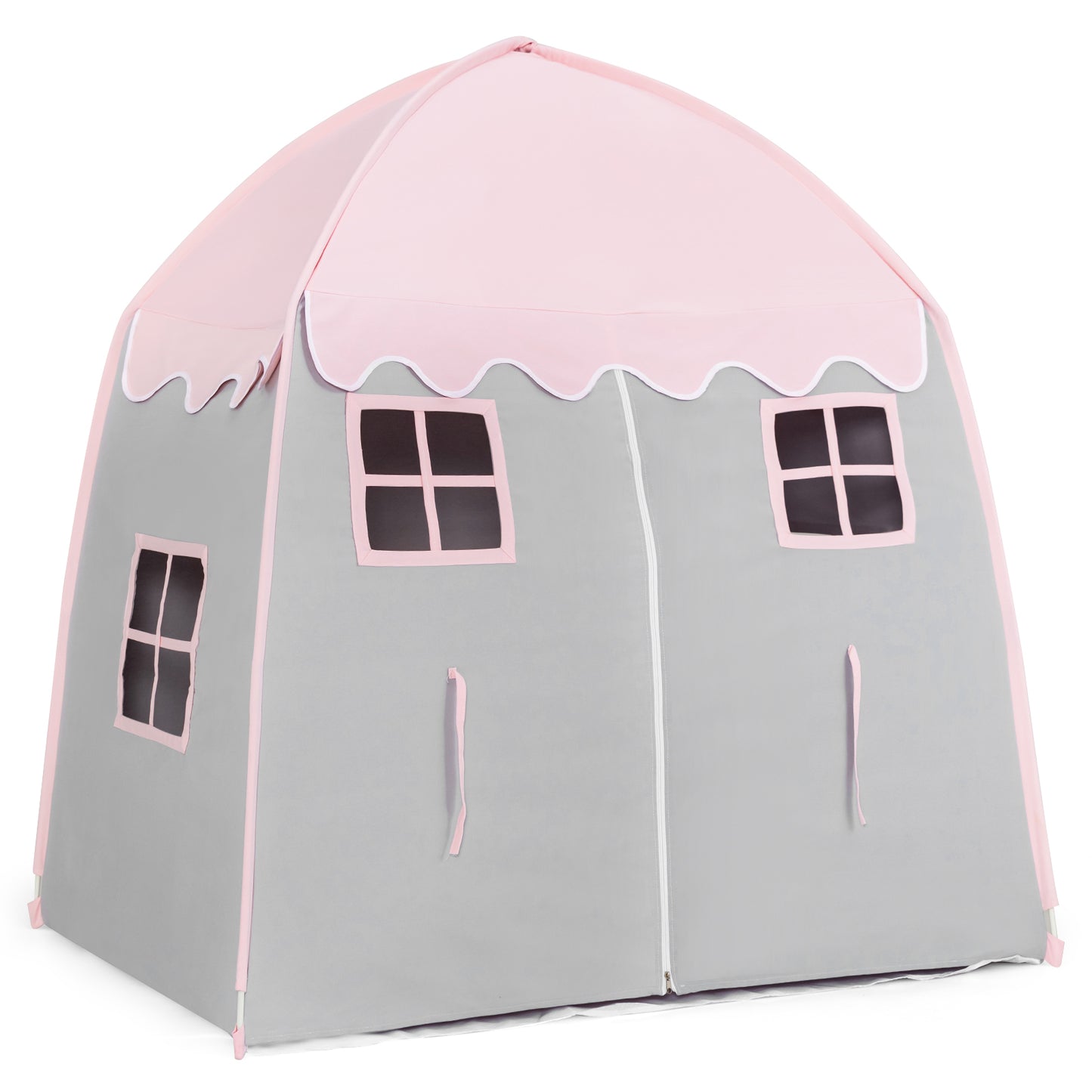 Large Indoor Outdoor Portable Fairy Kids Play Tent with Storage Bag -Pink