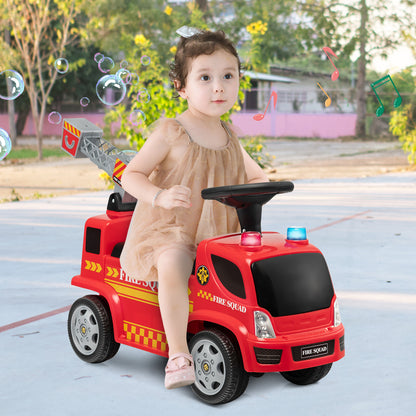 Kids Ride on Truck with Steering Wheel for 18 - 36 Months-Red