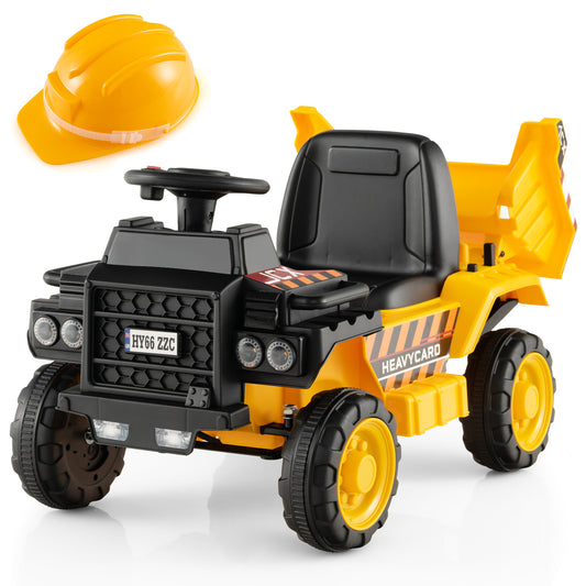 6V Kids Electric Ride-On Car with Remote Control-Yellow