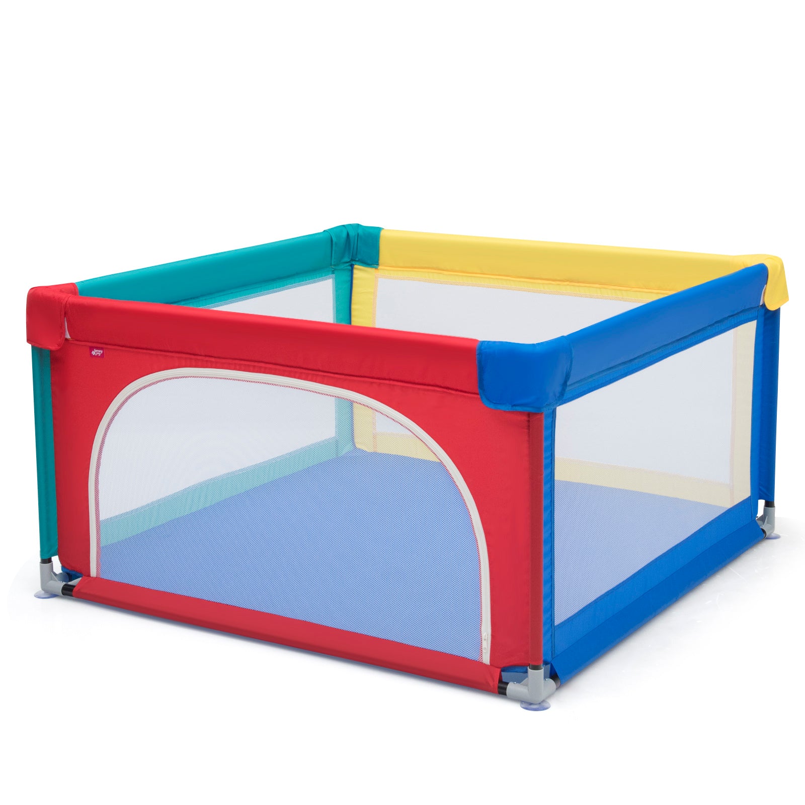 Playpen Baby Toddlers Safety Activity Fence with 50 Ocean Balls-Colourful