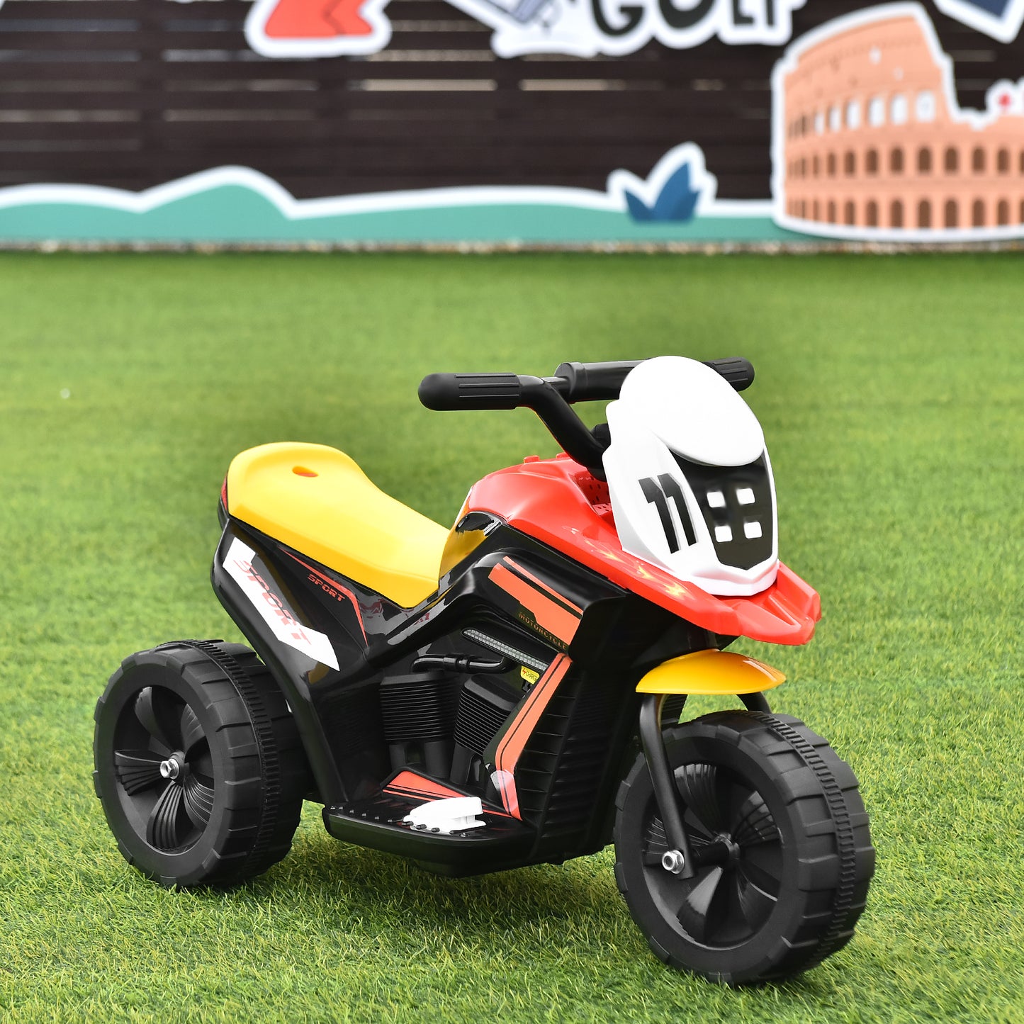 Kids Motorcycle Ride On Toy with Rechargeable Battery