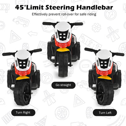 Kids Motorcycle Ride On Toy with Rechargeable Battery