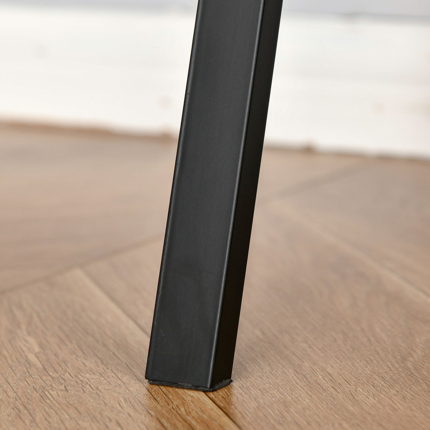 HOMCOM Writing Desk Computer Table Home Office PC Laptop Workstation Storage Shelf Color Rustic Brown