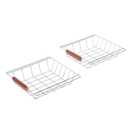 Homcom Wooden Kitchen Trolley Cart Drawers, 3 Shelves