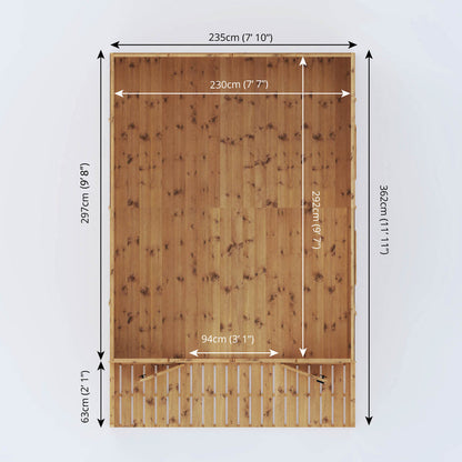 12 X 8 Premium Wessex Summerhouse