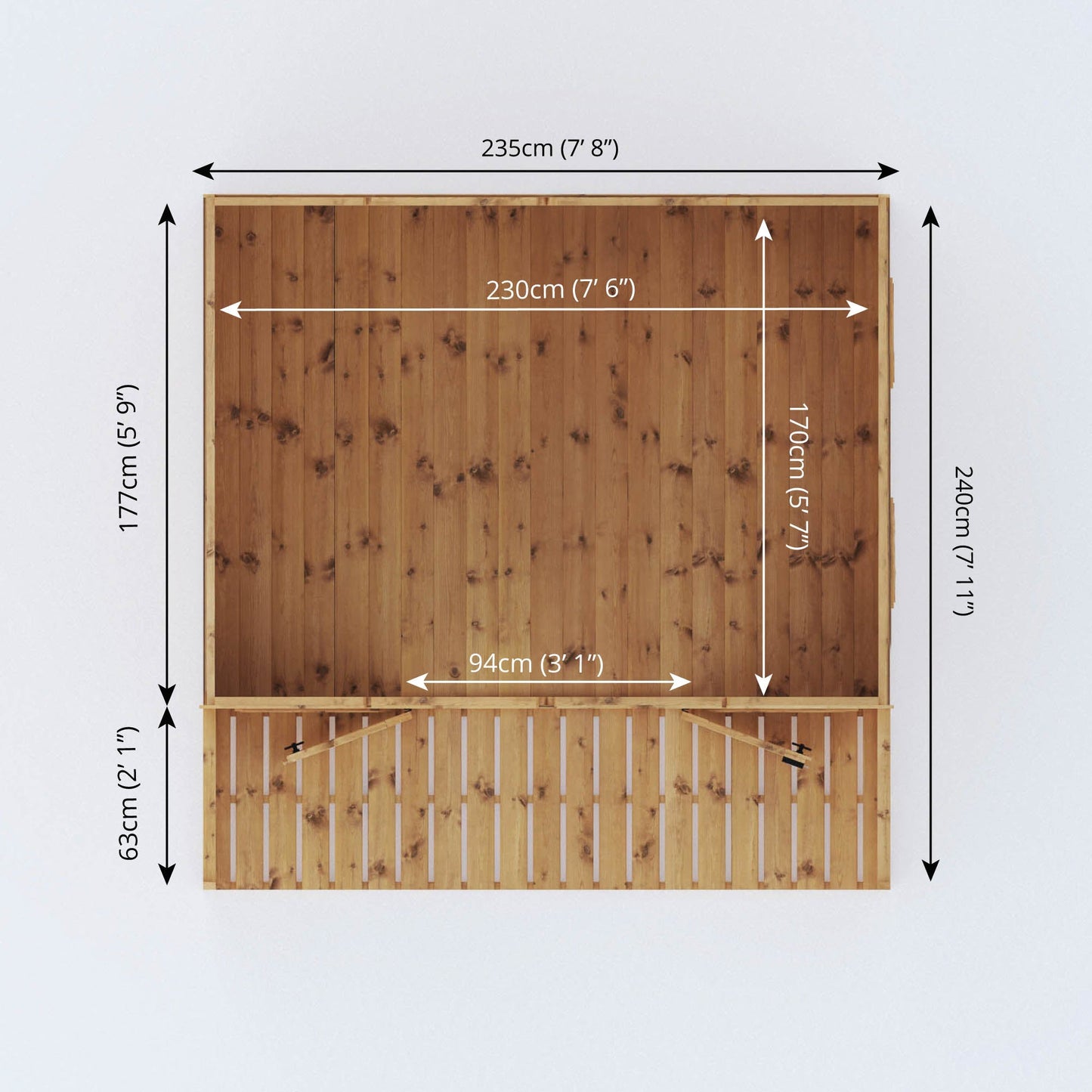 8 X 8 Premium Wessex Summerhouse