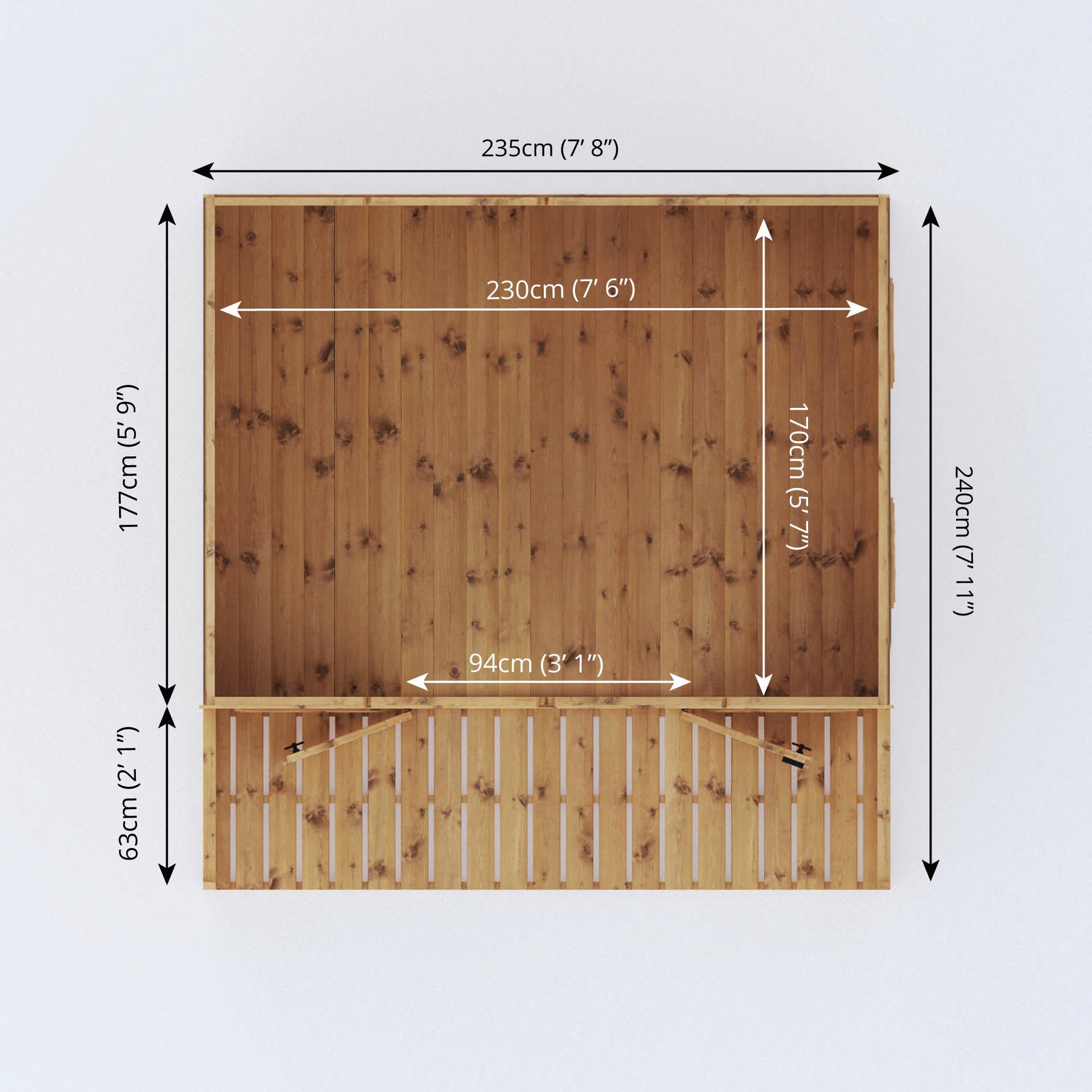 8 X 8 Premium Wessex Summerhouse