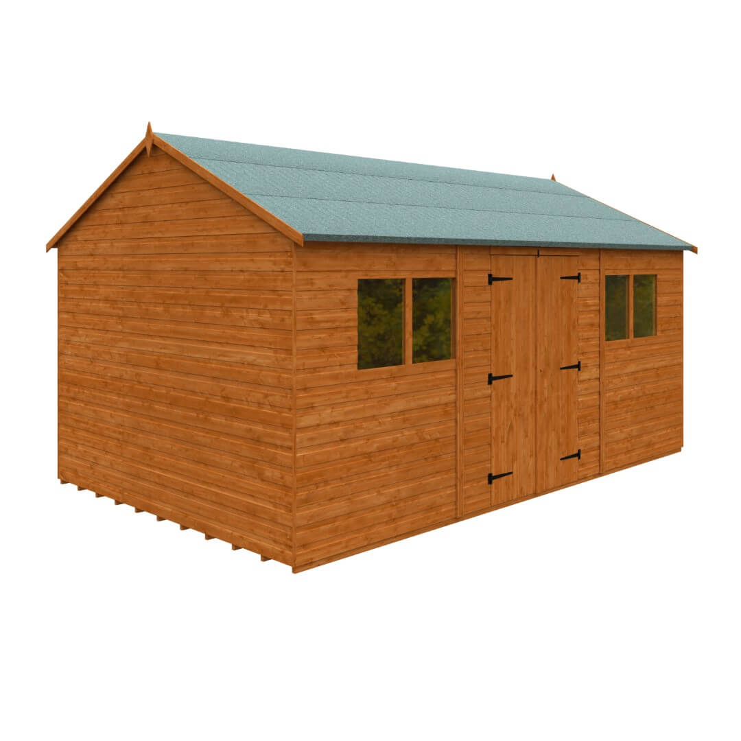 GardenArch 16x10 Workman Apex Wooden Shed