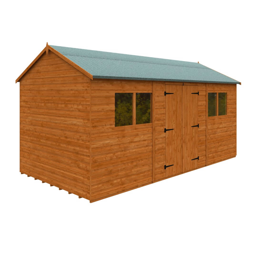 GardenArch 16x8 Workman Apex Wooden Shed