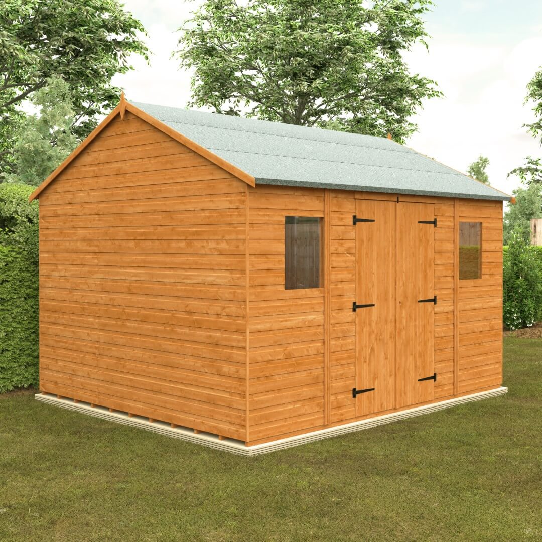 GardenArch 12x10 Workman Apex Wooden Shed