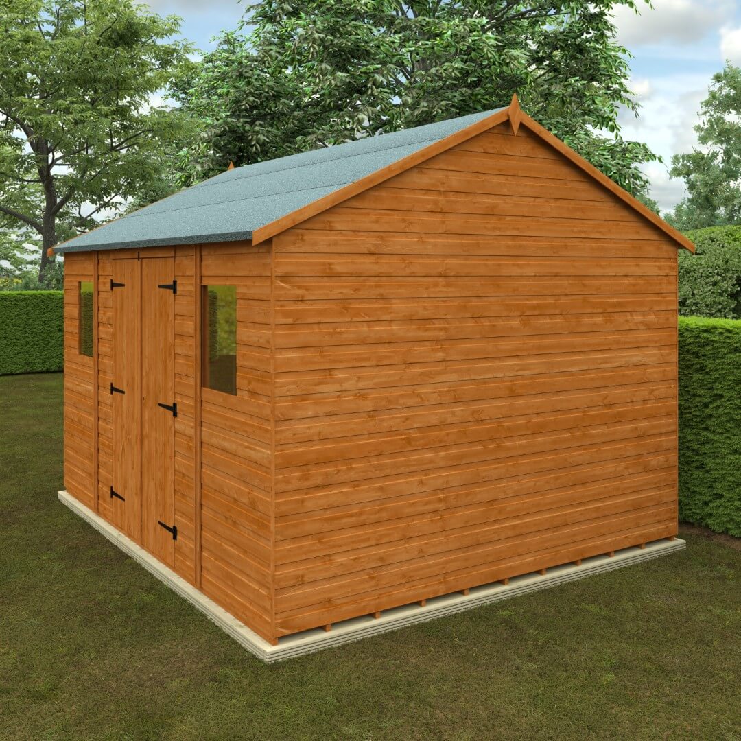 GardenArch 12x10 Workman Apex Wooden Shed