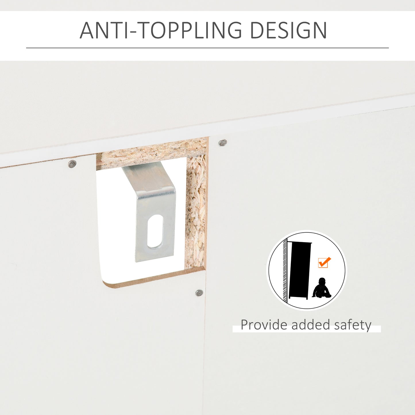 HOMCOM Modern Sideboard Wine Cabinet Cupboard with Glass Door, Glass Holder & 20-Bottle Wine Rack for Living Room, Home Bar, Dining Room