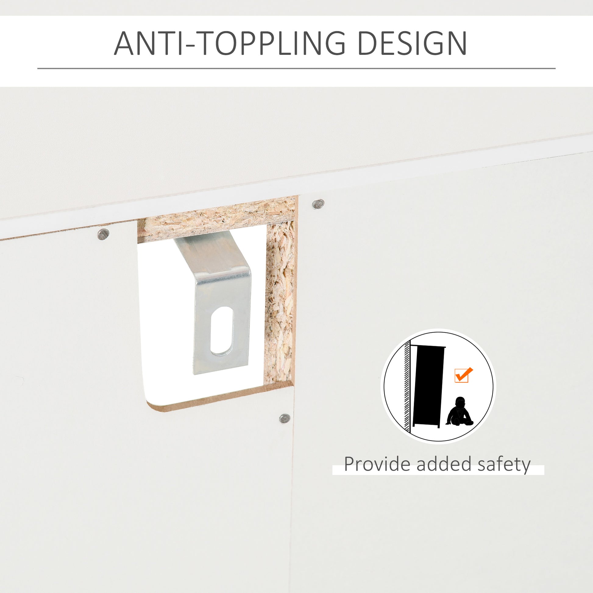 HOMCOM Modern Sideboard Wine Cabinet Cupboard with Glass Door, Glass Holder & 20-Bottle Wine Rack for Living Room, Home Bar, Dining Room