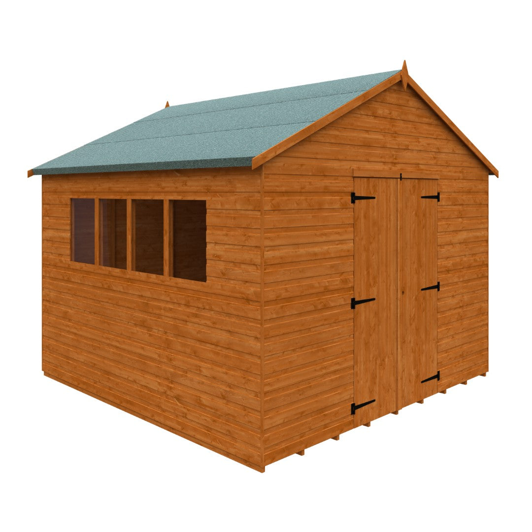 GardenArch 10x10 Xl Workshop Wooden Shed
