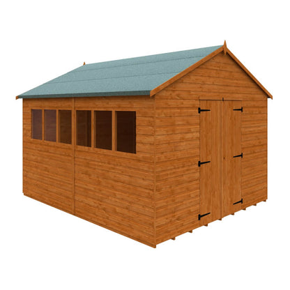 GardenArch 12x8 Xl Workshop Wooden Shed