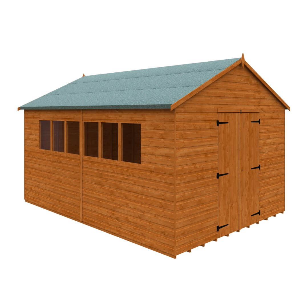 GardenArch 14x10 Xl Workshop Wooden Shed