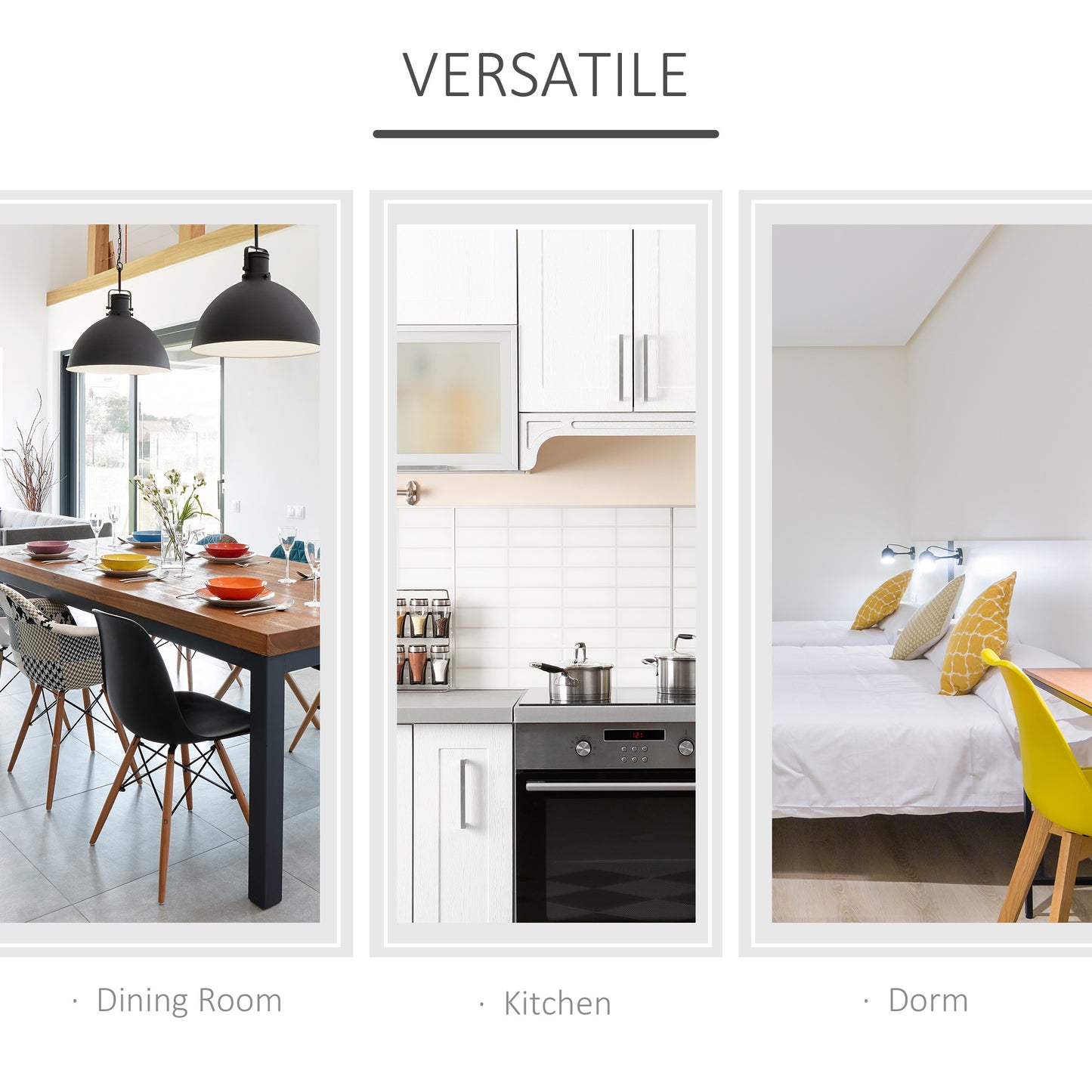 HOMCOM Folding Drop Leaf Dining Table Foldable Bar Table for Small Kitchen,Dining Room