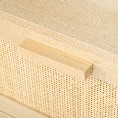 HOMCOM 3 Drawer Storage Unit Cupboard Wooden Freestanding Storage Cabinets