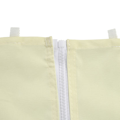 Outsunny Replacement Gazebo Curtain 4-Panel Sidewalls with Zipper for 3 x 3 (M) Yard Gazebos Canopy Tent Beige