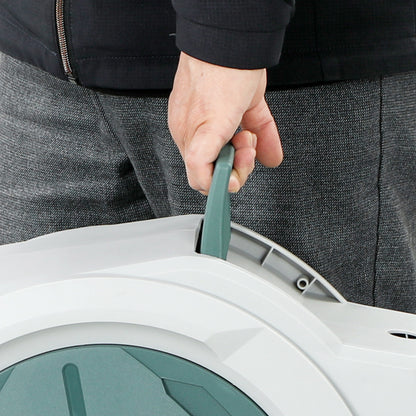 Outsunny Retractable Hose Reel Wall Mounted, 30+2m Garden Hose Pipe Reel with Lock, Auto Rewind, 7 in 1 Spray Nozzle, Includes Wall Fixings, 180° Swivel, Outdoor Watering, Grey