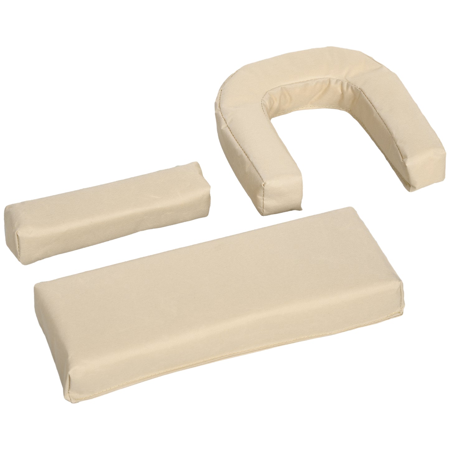 Outsunny Outdoor Folding Sun Lounger Set of 2 with Face Hole, 4 Level Adjustable Backrest Reclining Garden Lounger, Garden Recliner Sunbed with 600 D Oxford Cloth Seat and Pillow for Beach, Sand