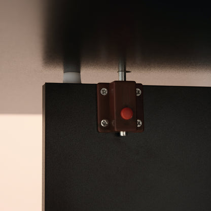 HOMCOM Foldable Dining Table, Extendable Drop Leaf Table with 2-tier Shelves, Small Dinner Table with Rolling Casters