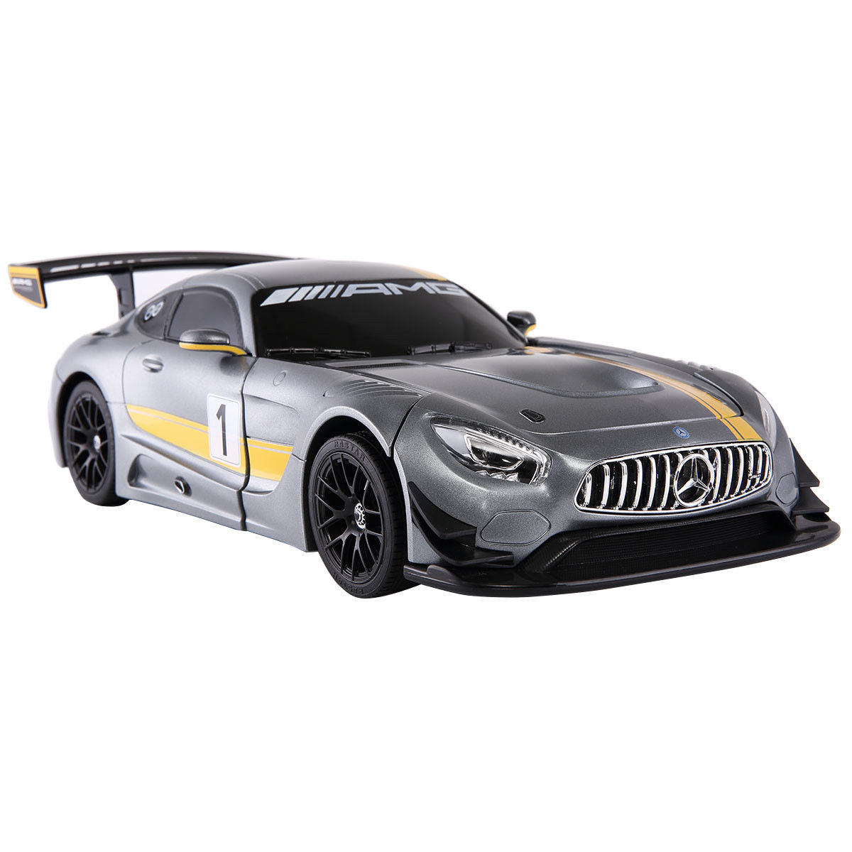 Remote Control Mercedes-Benz Transformer Robot Drifting Car -Gray