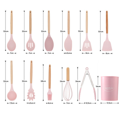 11-piece Silicone Kitchen Utensil Set