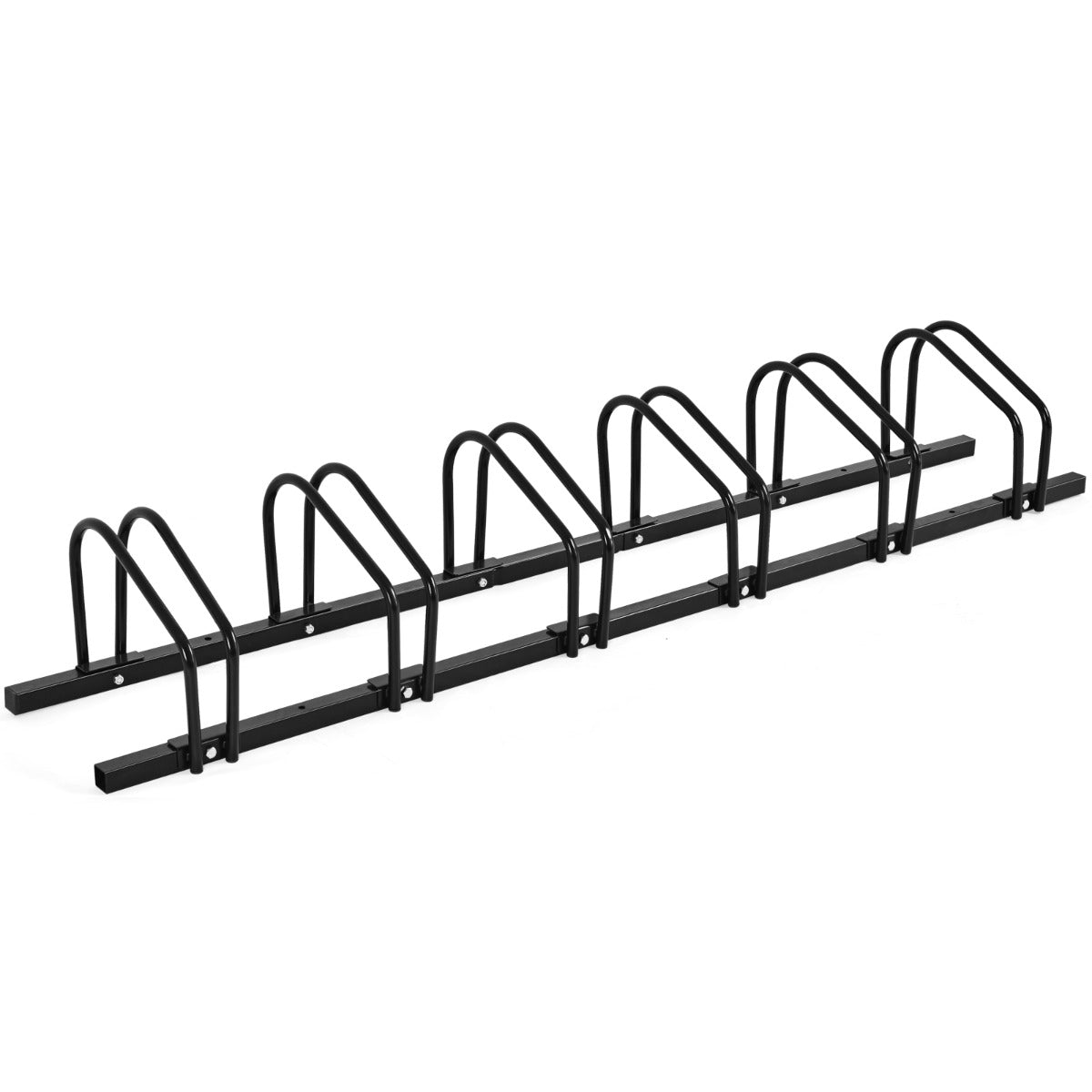 6-Bike Steel Bike Rack for Child BMX Road and Mountain Bikes-Black