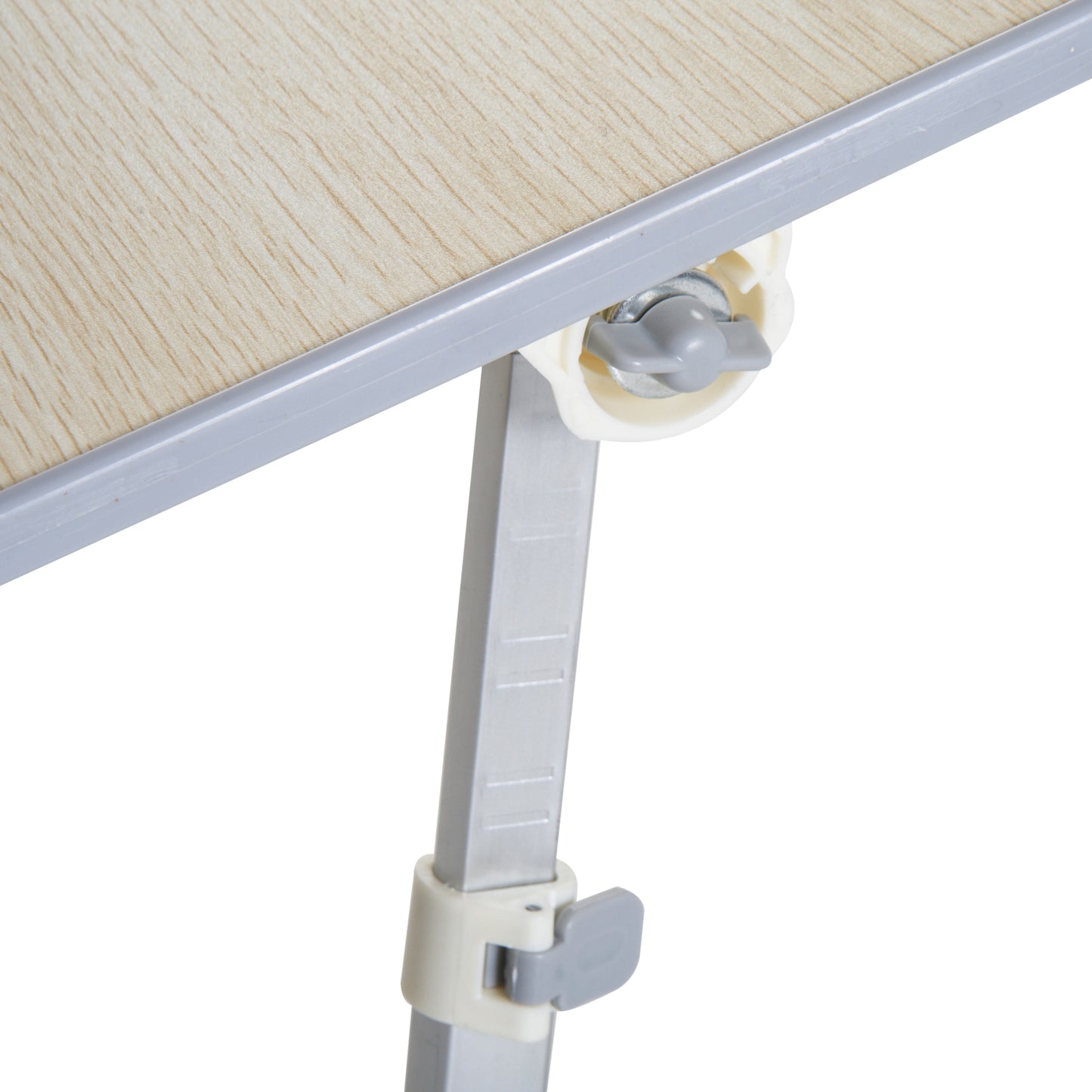 HOMCOM Foldable Laptop Stand Notebook PC Bed Table Desk Portable Height & Angle Adjustable
