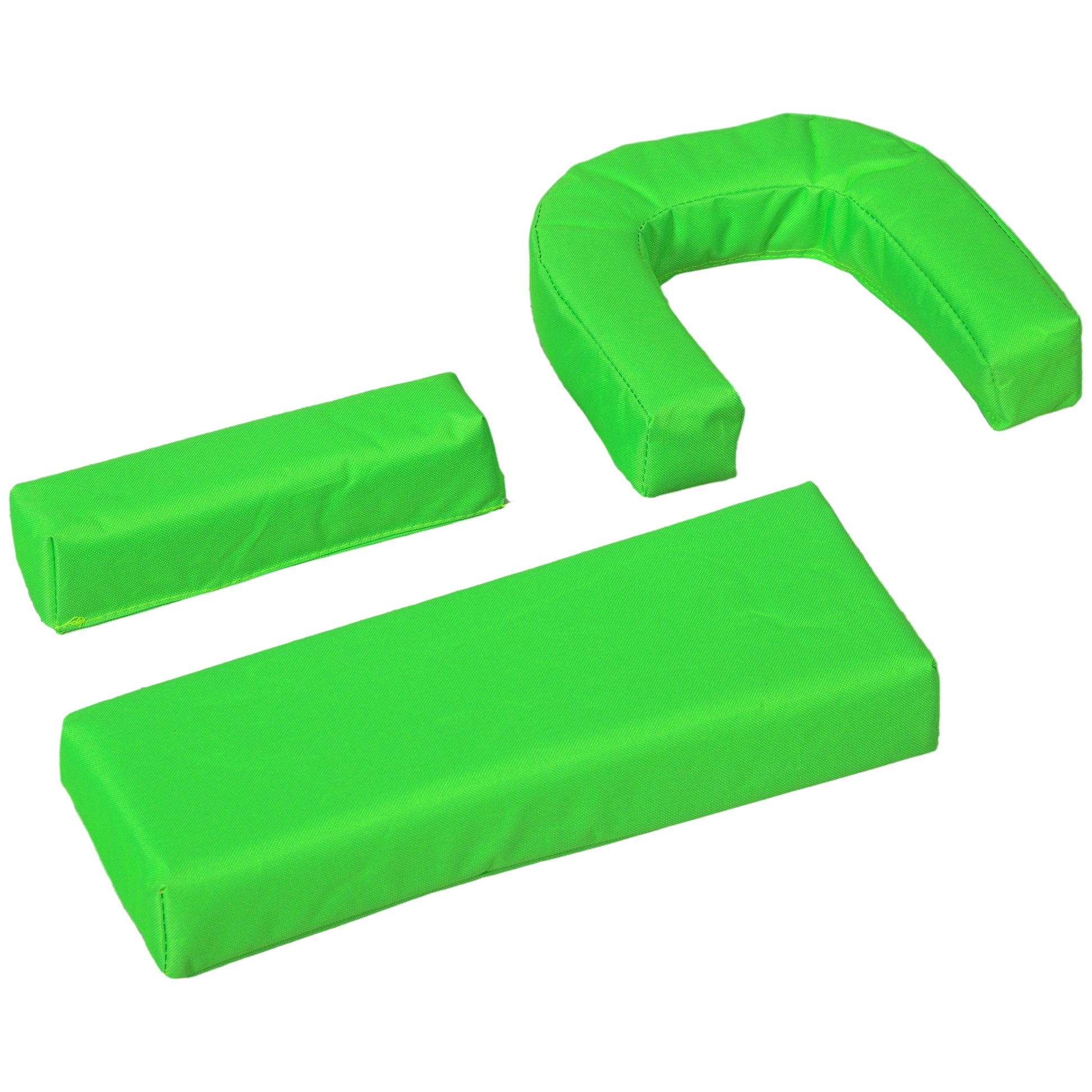 Outsunny Outdoor Folding Sun Lounger Set of 2 with Face Hole, 4 Level Adjustable Backrest Reclining Garden Lounger, Garden Recliner Sunbed with 600 D Oxford Cloth Seat and Pillow for Beach, Green