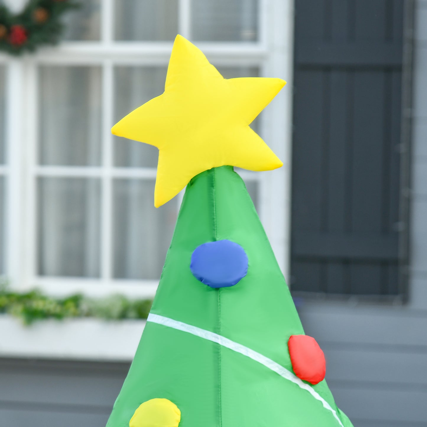 HOMCOM 1.5m Inflatable Christmas Tree W/LED lights