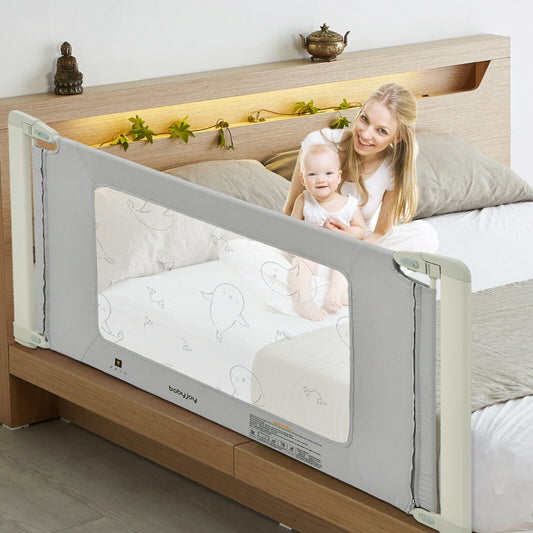 Baby Bed Rail Guard with Double Safety Lock for Queen Size-Size 2