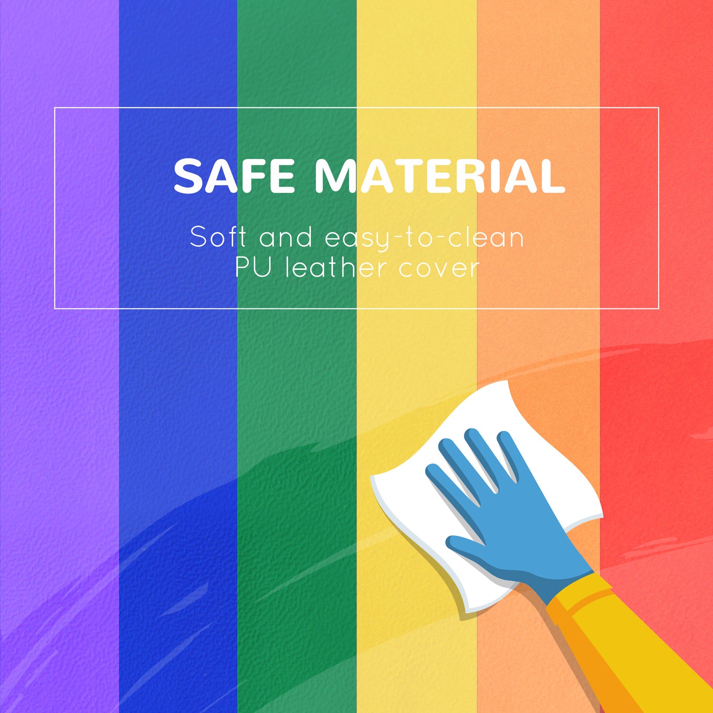 HOMCOM Kids 12-Piece PU Soft Stacking Blocks Multi-Colour