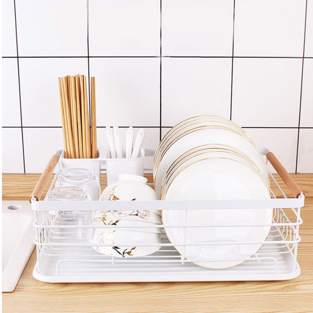 Iron Dish Drainer Drip Tray