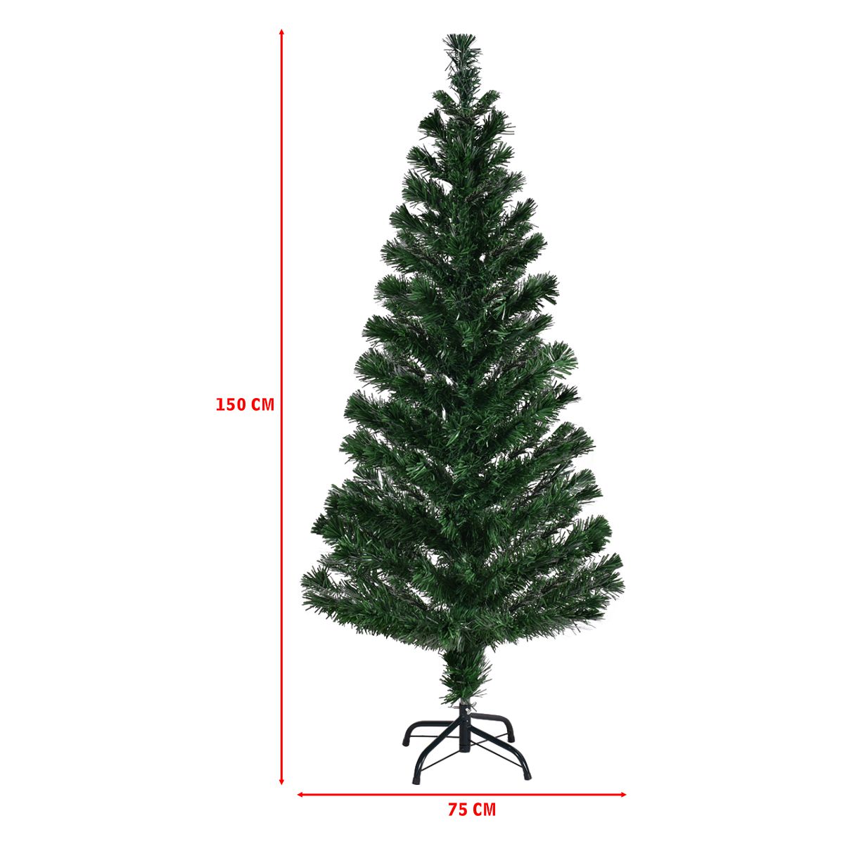 Fibre Optic Christmas Tree - in Various Sizes-5FT