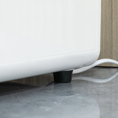 HOMCOM 11 Tier Food Dehydrator, 550W Food Dryer Machine with Adjustable Temperature, Timer and LCD Display for Drying Fruit, Meat, Vegetable, White