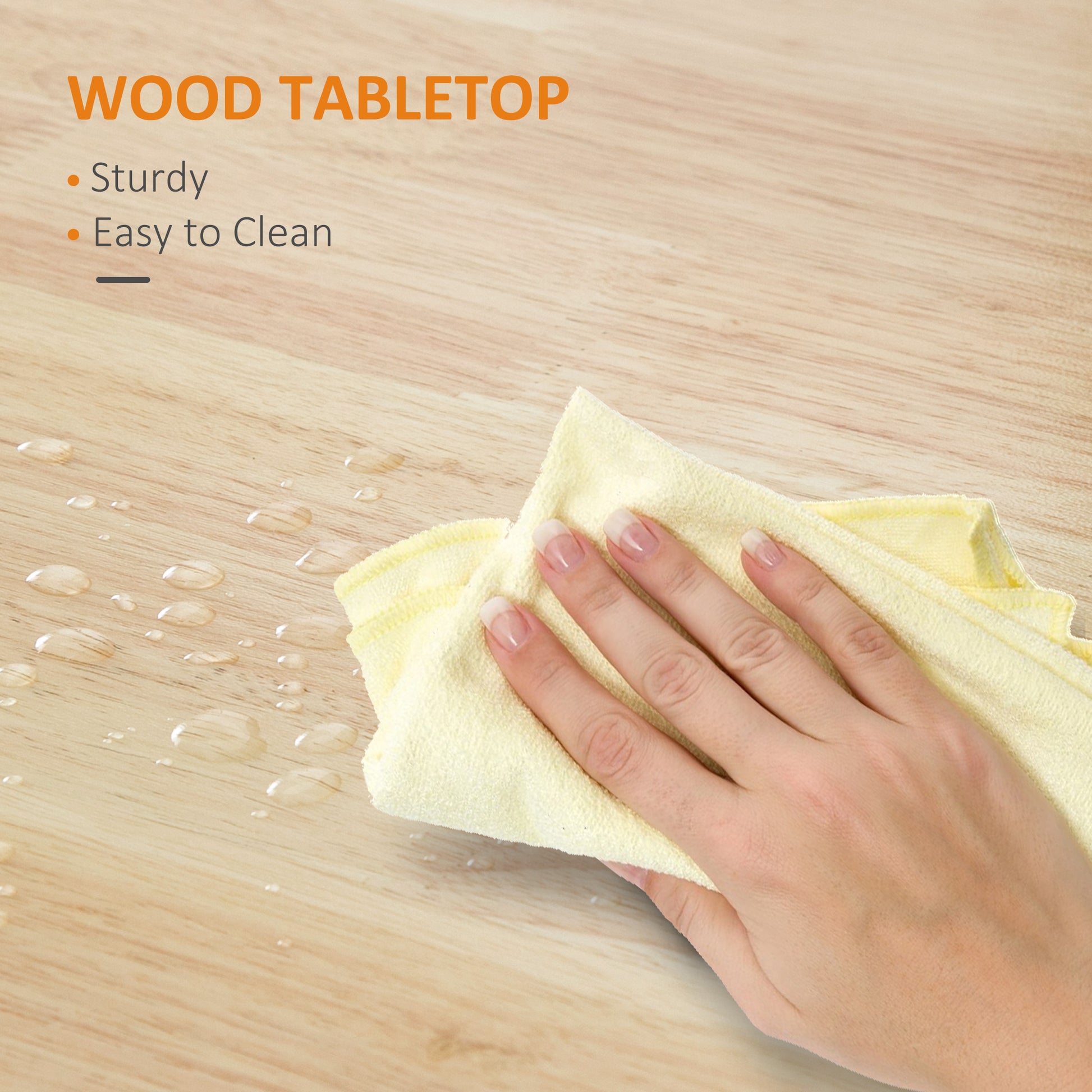 HOMCOM Compact Kitchen Trolley Utility Cart on Wheels with Open Shelf & Storage Drawer for Dining Room, Kitchen, Grey