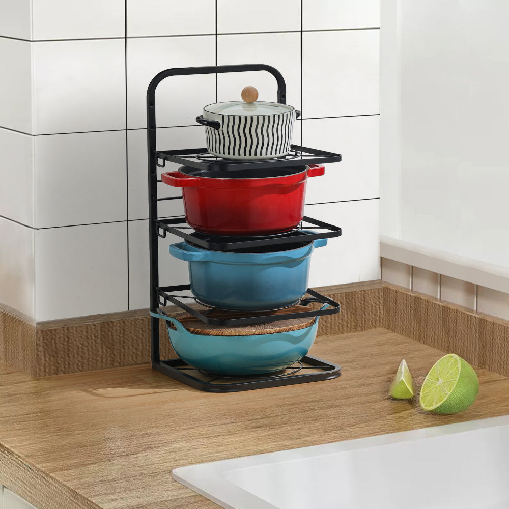Pan Saucepan Skillet Kitchen Storage Rack