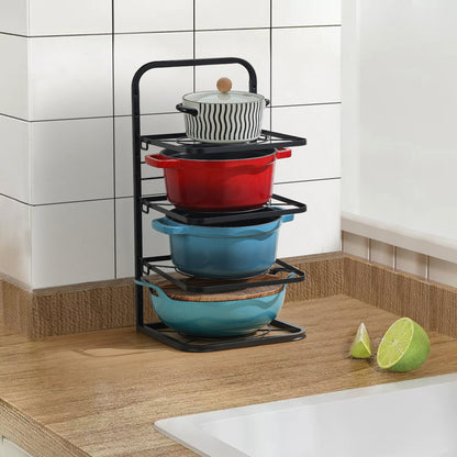 Pan Saucepan Skillet Kitchen Storage Rack