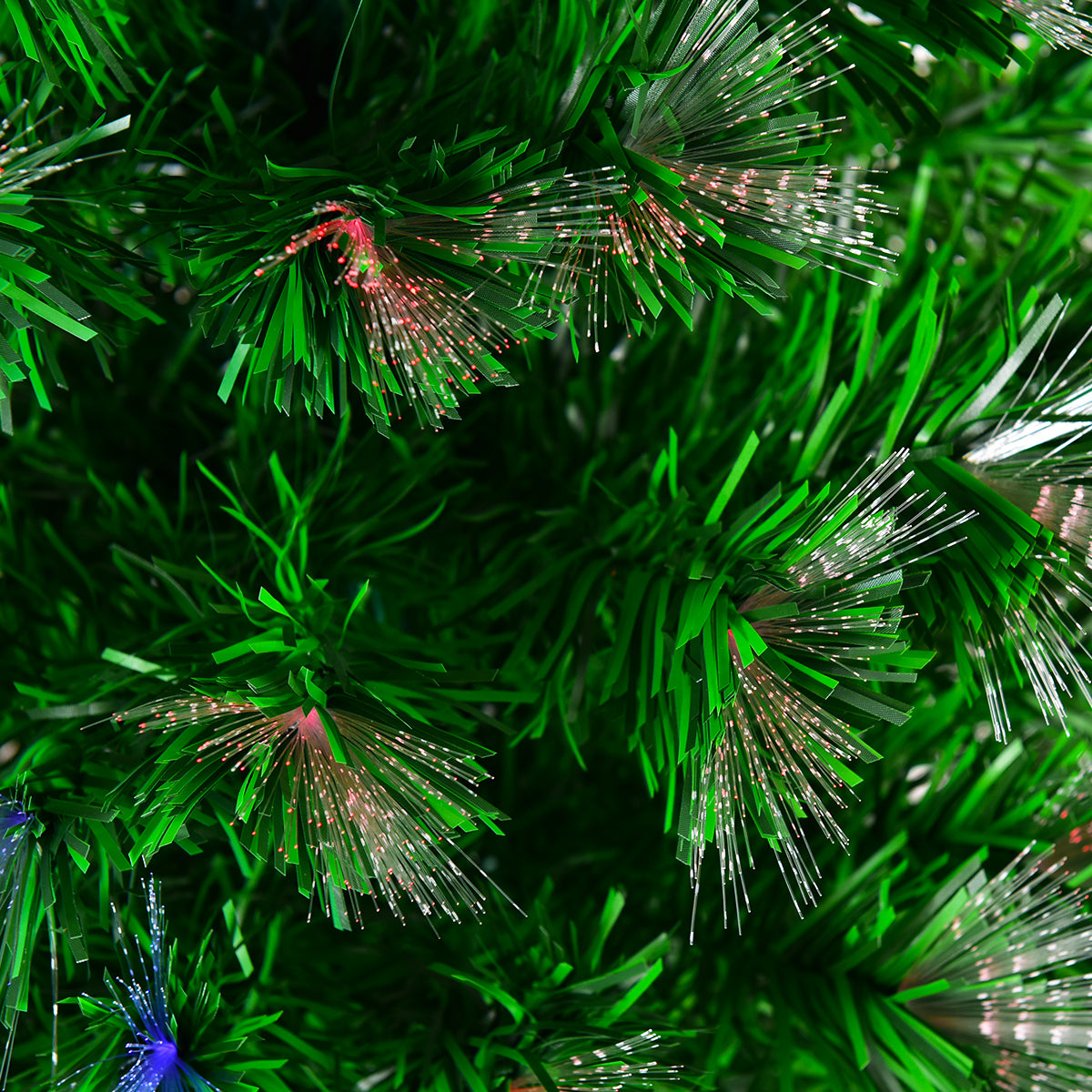 6ft Fibre Optic Christmas Tree with Top Star