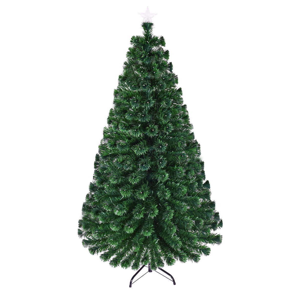 Multi-coloured Fibre Optic Christmas Tree -7FT