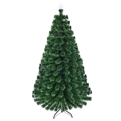 Multi-coloured Fibre Optic Christmas Tree -7FT