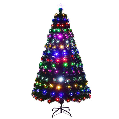 Multi-coloured Fibre Optic Christmas Tree -7FT