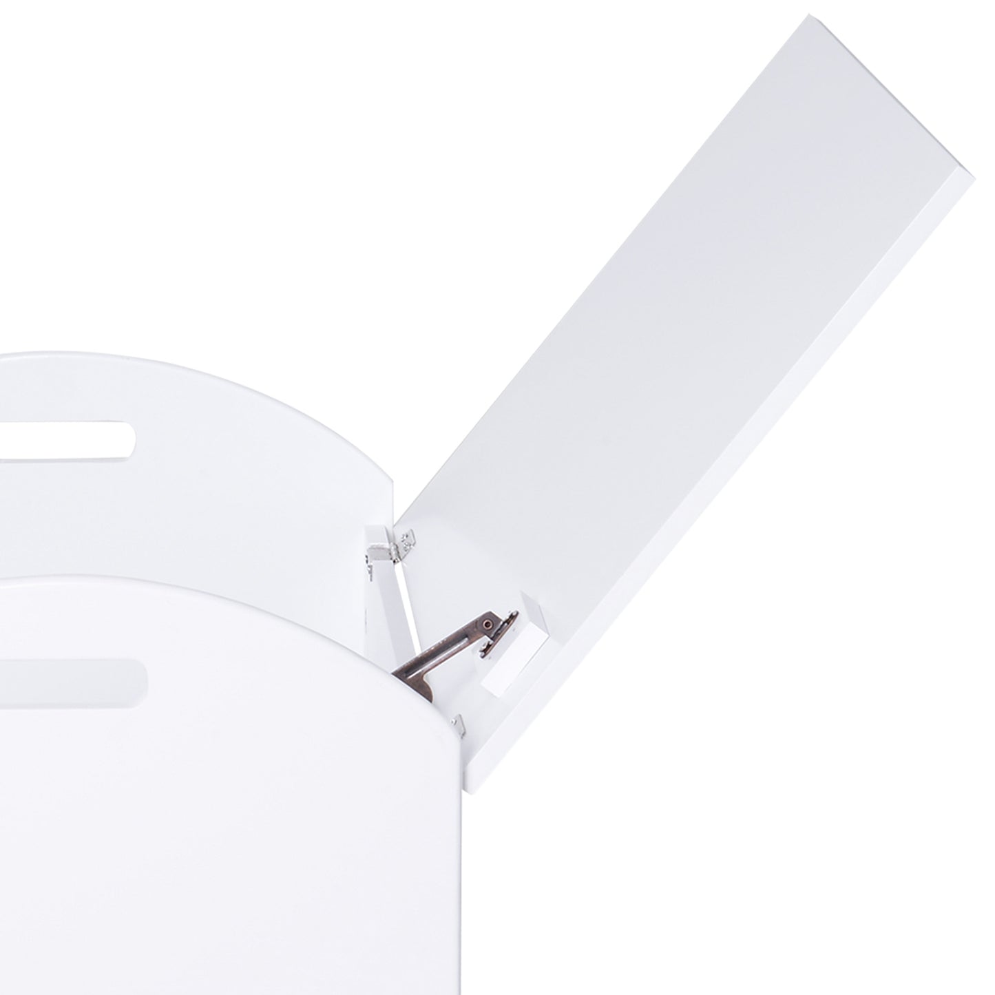 HOMCOM MDF Children's Toy Storage Chest w/ Safety Hinge White