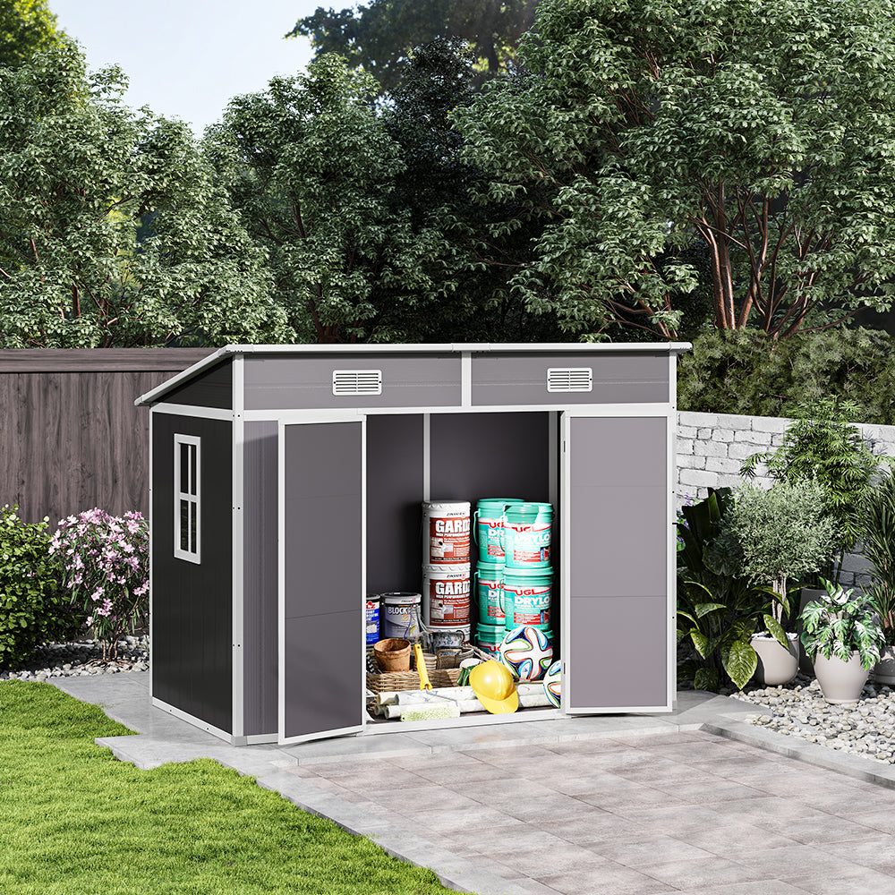 Plastic Garden Shed with Window