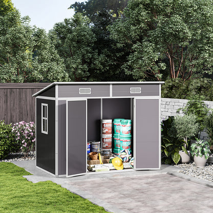 Plastic Garden Shed with Window